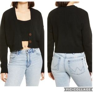 BP Black Cardigan Sweater